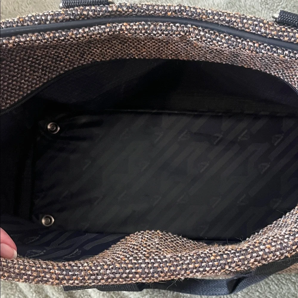 Vintage Jordache Elegant tweed carry on Bag